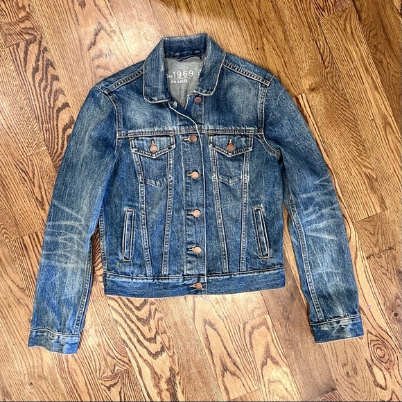 GAP 1969 Jean Denim Jacket Womens XS Excellent Condition - Picture 1 of 9